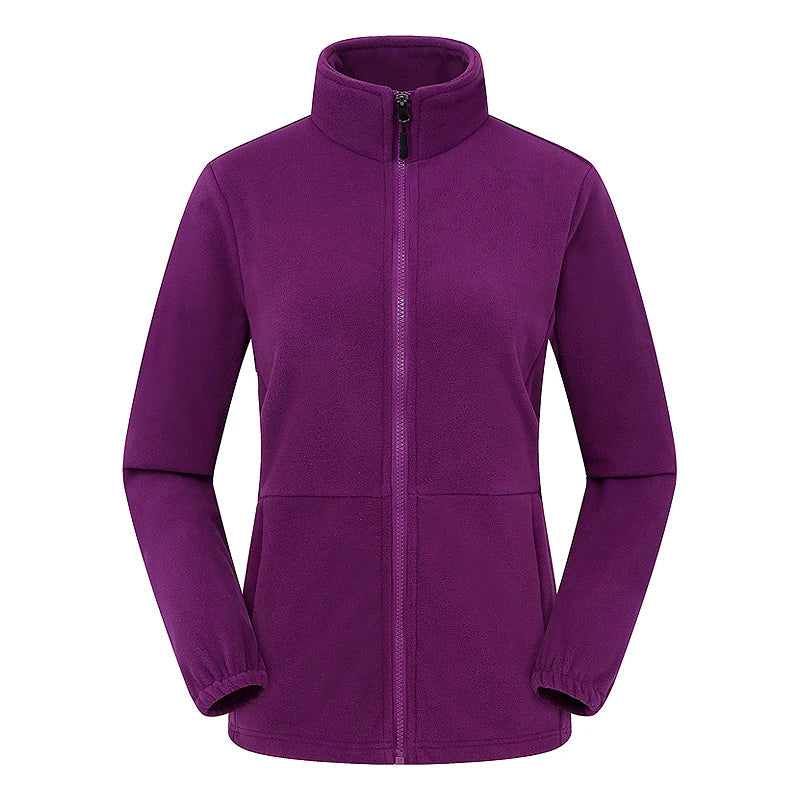 Winter Polar Fleece Jackets Women Windproof Thermal Soft Shell Jacket Outdoor Hiking Camping Skiing Climbing Warm Coat