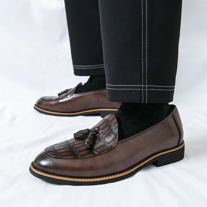 Men's Formal Wedding Dress Shoes – Classic Lace-Up Oxford for Parties & Ceremonies