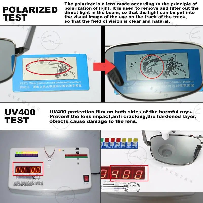 Classic Photochromic Sunglasses Polarized Man Day Night Vison Glasses Woman Chameleon Lens For Driving Goggles Male