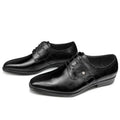 High Grade Men Derby Formal Leather Shoe Lace Up Brogue Dress Wear Male Wedding Shoe Social Office Genuine Cephalopod Shoes Gift