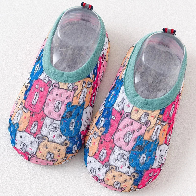 Children Beach Shoes Baby Soft Floor Indoor Slipper Snorkeling Swim Socks Boys and Girls Anti-slip Home Barefoot Kids Slippers