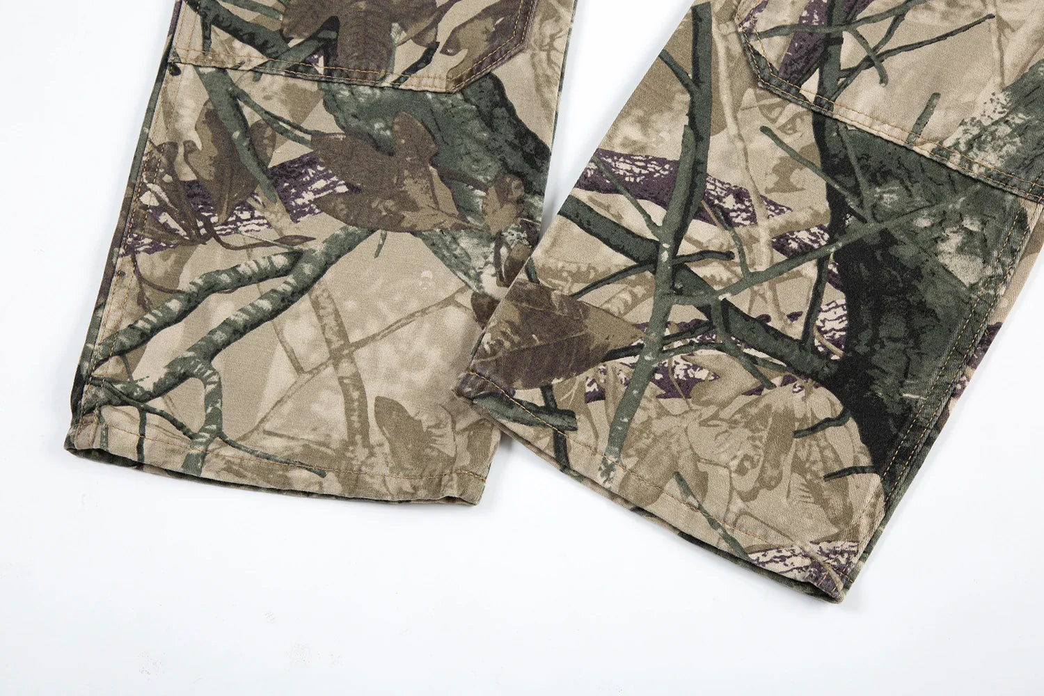 High Street Leaf Camouflage Logging Pants for Men