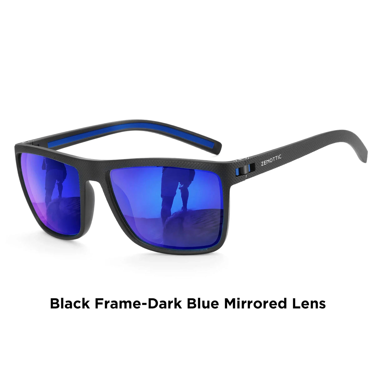 Retro Polarized Sunglasses for Men Lightweight TR90 Frame UV400 Protection Square Sun Glasses Night Vision Goggles