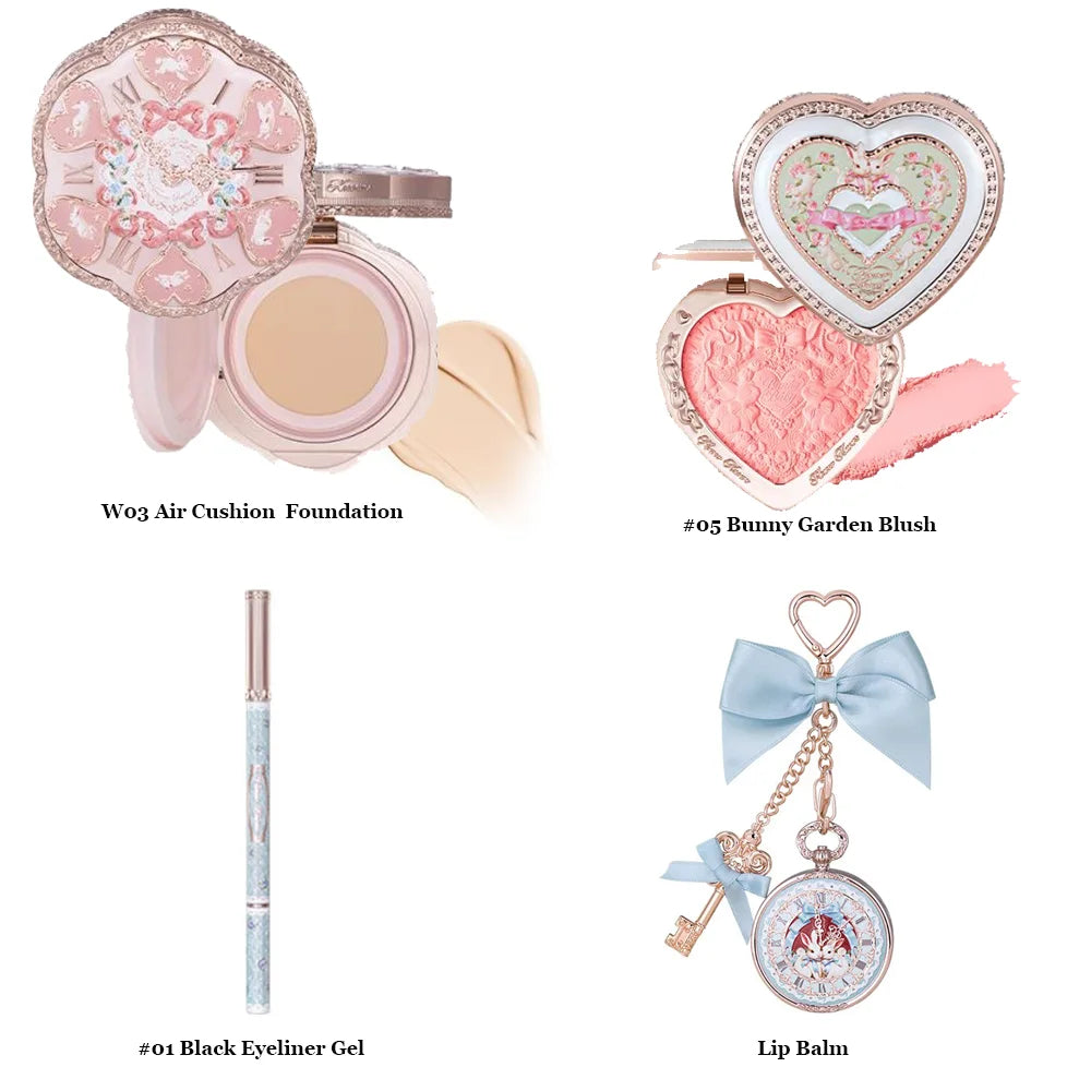 Makeup Sets Little Angel Bunny Garden Lip Glaze Blush Shell Jewelry Birthday Gift Kit De