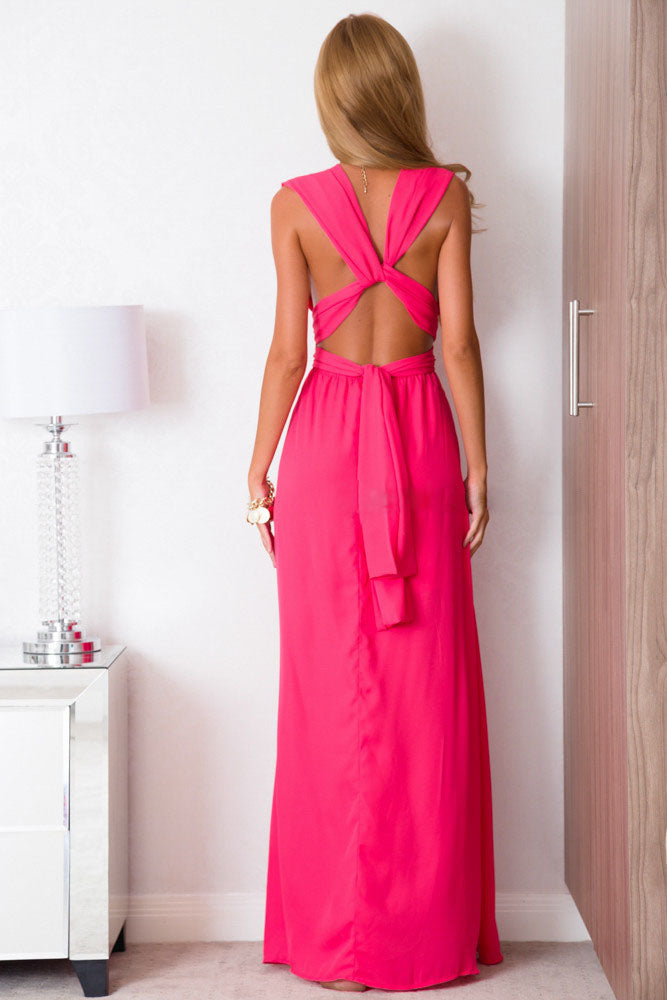 Sexy Women Multiway Wrap Convertible Boho Maxi Club Red Bandage Long Dress Party Bridesmaid Infinity Robe Longue Femme