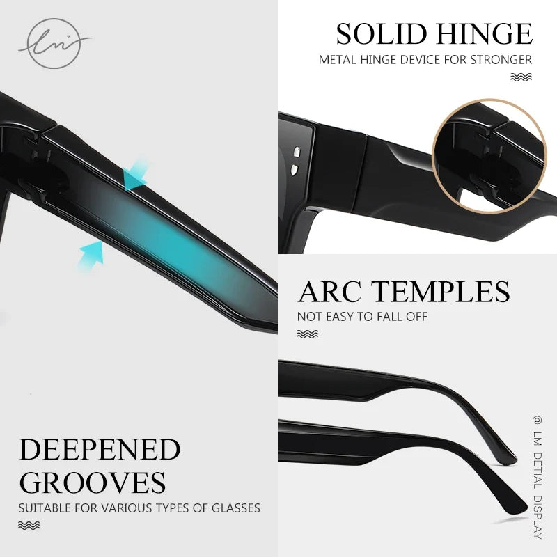 Oversized Frame Cover Optical Glasses Trend Fit Over Sunglasses For Men Women Polarized TR-90 Anti-Glare UV400 Eyewear