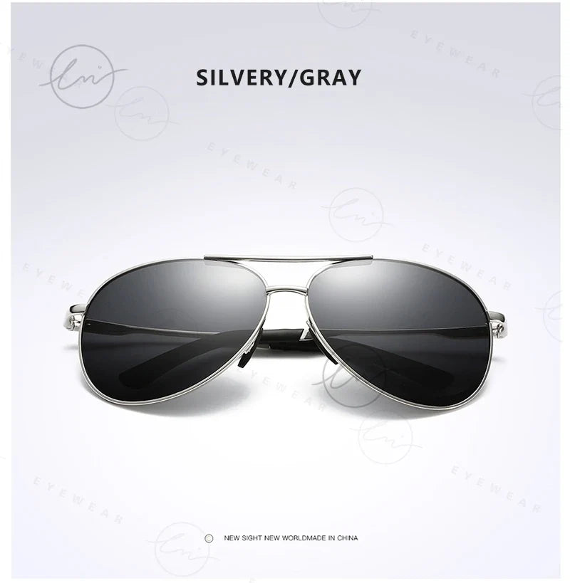 Classic Pilot Sunglasses Polarized Man Anti-Glare Safe Driving Glasses Woman Fishing Goggles Unisex UV400 Gafas De Sol