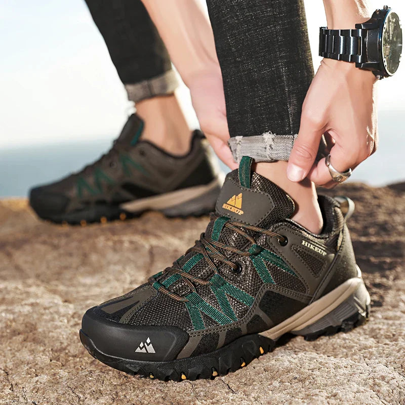 Breathable Cushioning Nonslip Sneakers Men's Hiking Shoes Running Trekking Sneakers Outdoor Mountain Sports Shoes for Men