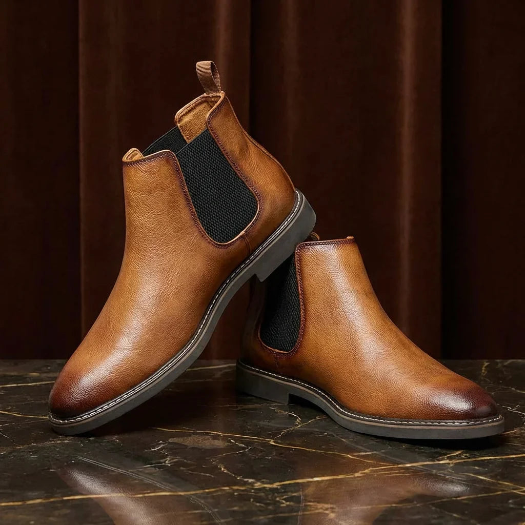Ankle Boots Brand 2026 Casual Comfortable Retro Fashion Chelsea Boots