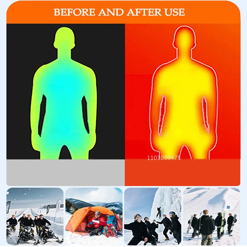Self Heated Jacket Men Women Sweatshirts Hoodies 17 Areas USB Heated Clothing Winter Thermal Skiing Camping Hiking Sweatshirts