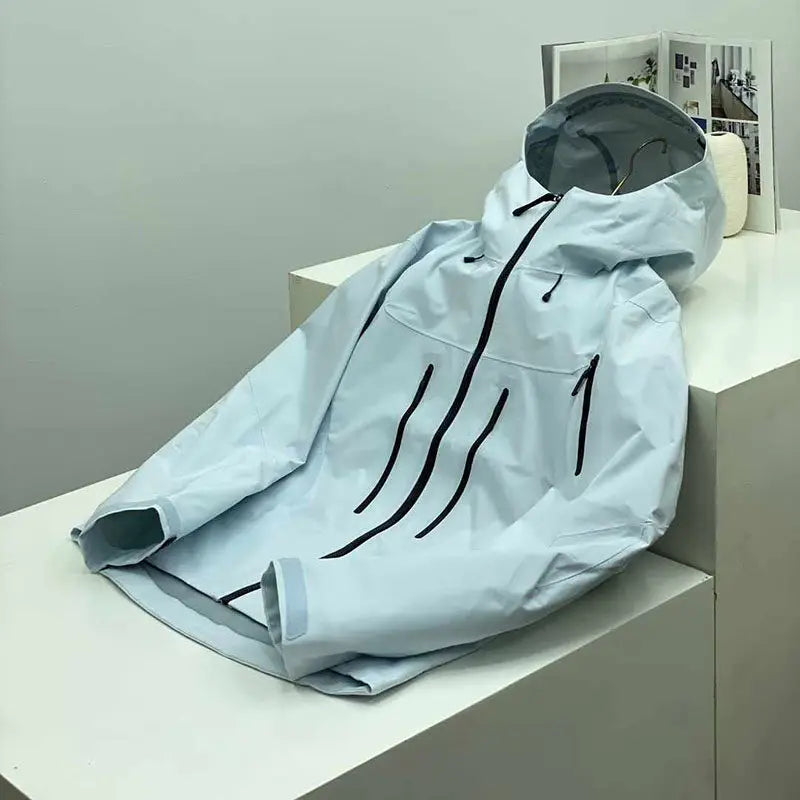 Outdoor Men's and Women's, Sports, Fishing, Mountaineering, Travel, Fashion, Camping, Leisure, Multicolor Hardshell Jacket