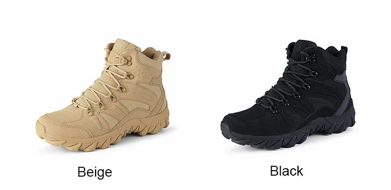 Combat Training Boots Male Outdoors Camping Anti-wear Rapid Response Hiking Shoes Fishing Hunting Sneakers