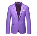 New Male Solid Colour Formal Suit Jacket 21 Colours Available Men Wedding Prom Party Tuxedo Blazer Slim Fit Coats