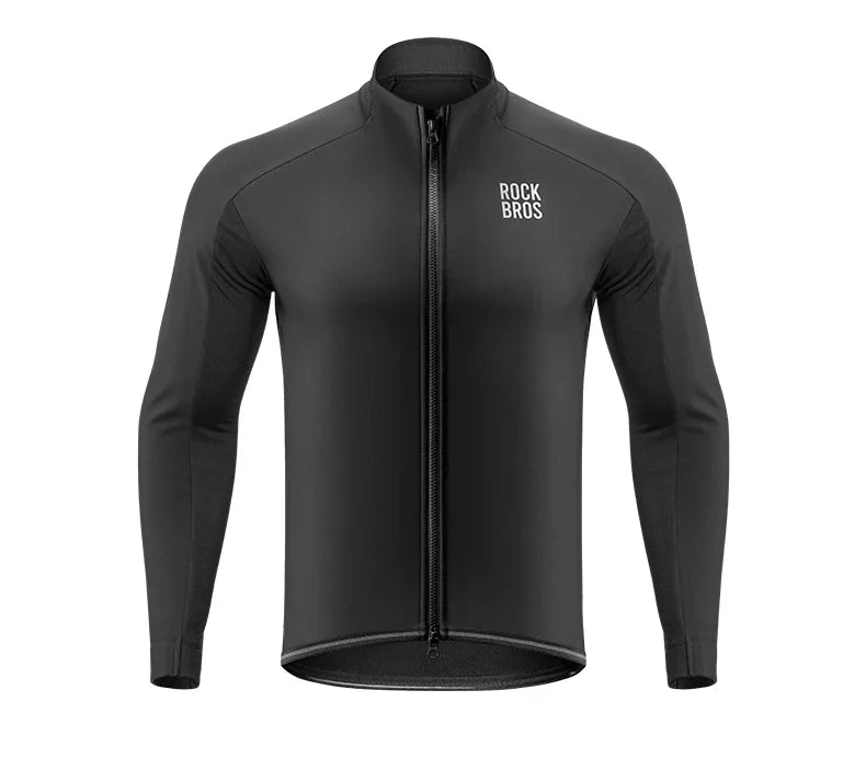 Warm Cycling Jacket Men's Coat Professional Thermal Fleece Cycling Clothing 3 Season Windproof Outdoor Sports Jacket