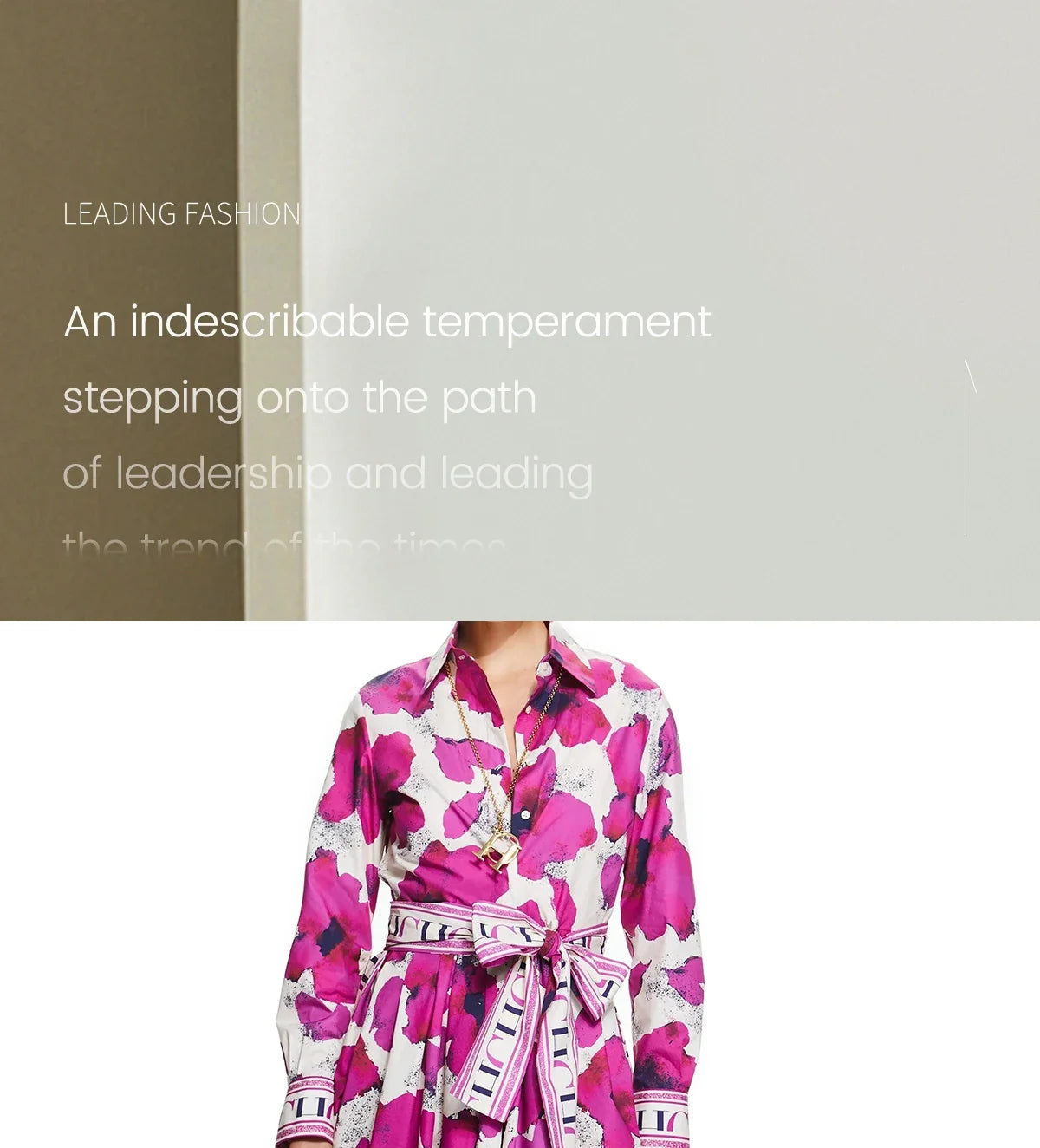 Women's Dress New Long sleeved Shirt Long Skirt Flower Print Party Dress