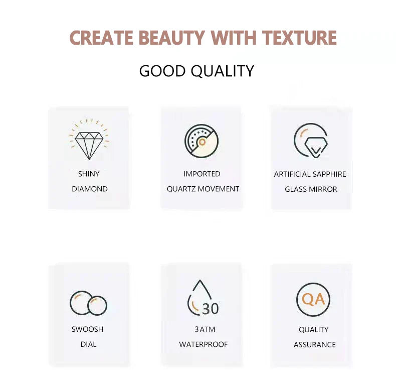 Luxury Woman Watch Waterproof Stainless Steel Luminous Date Ladies Watch Fashion Simple Casual Women’s Quartz Watches