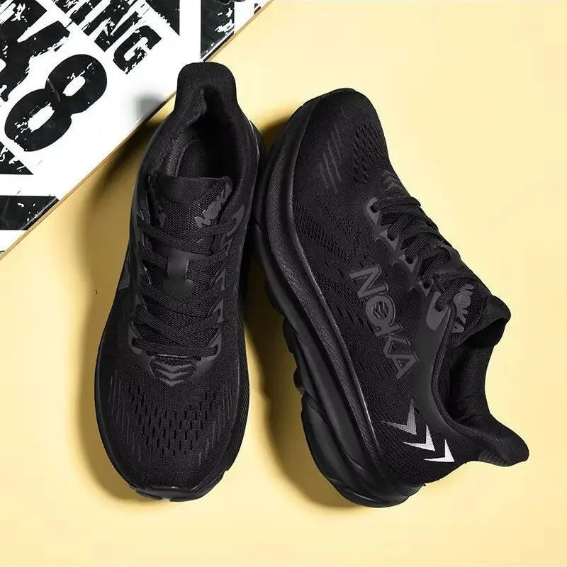 New men's casual sports shoes with shock absorption, breathable running shoes, anti slip and wear-resistant outdoor hiking shoes