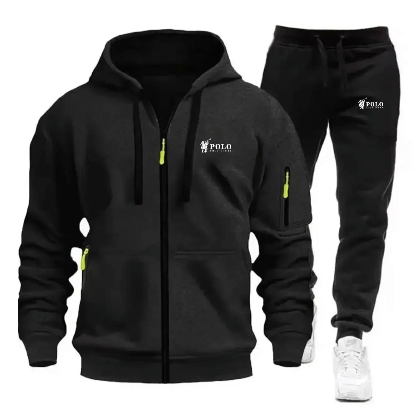 Zipper Sweatshirt Suit Sweatshirts for Men Daily Casual Hoodies Pants High Quality 2026 Sports Tracksuit Jogging Men's Clothing