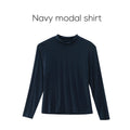 Women 2026 Autumn and Winter New Printing Satin Dress Knitting Cardigan Mock Neck Modal Shirt