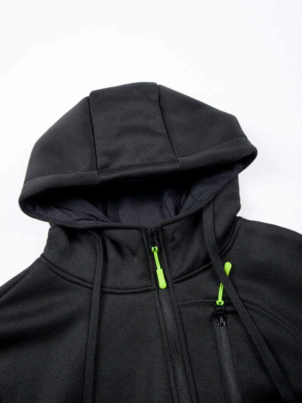 New Men's Casual Sportswear Autumn Solid Color Daily Sweatshirts Sweatpants Jogging Tracksuit Zipper Hooded Jacket and Pants Set