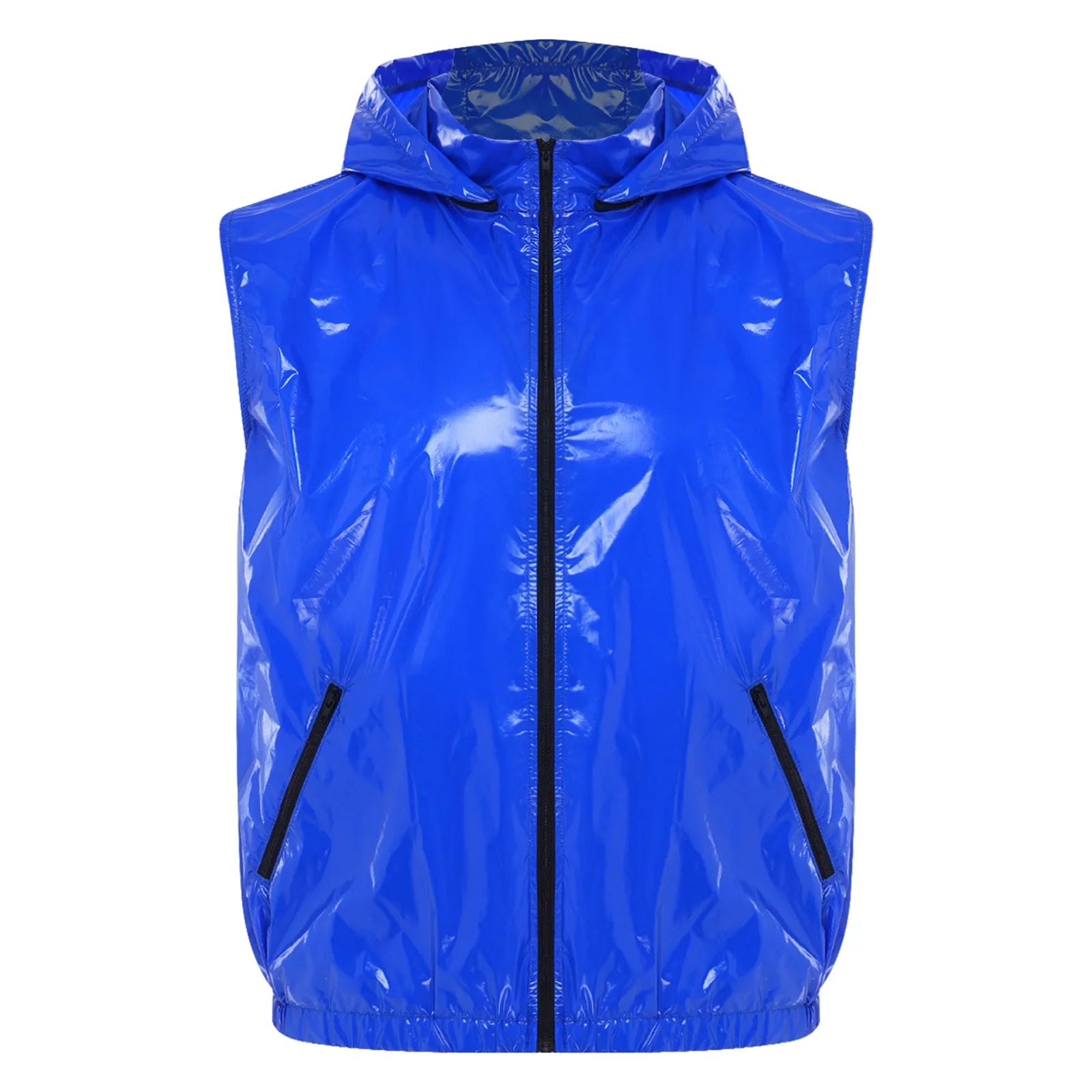 Mens Waterproof Hooded Jacket Tops Breathable Raincoat Waterproof Windproof Outdoor Biking Fishing Jacket Hood Outerwear