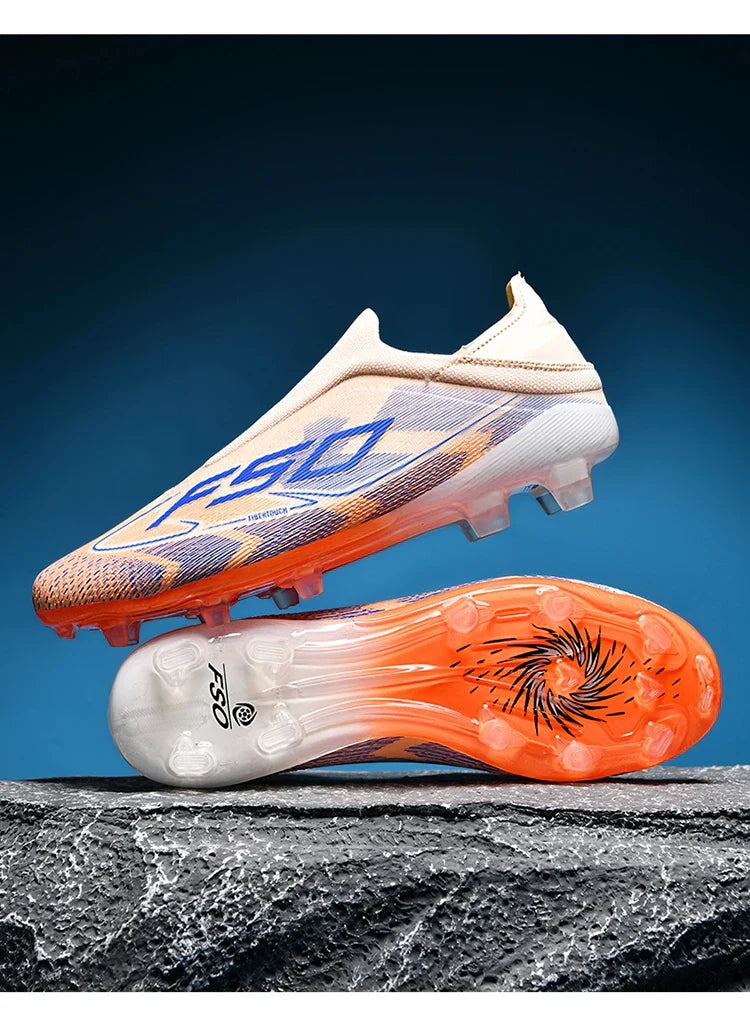 Men Soccer Shoes Society FG/TF Professional Original Women Football Boots Cleats Grass Outdoor Training Unisex Non Slip Sports