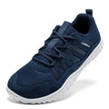 Unisex Wide Toe Sneakers Mesh Breathable Walking Shoes Non Slip Lace Up Sneakers