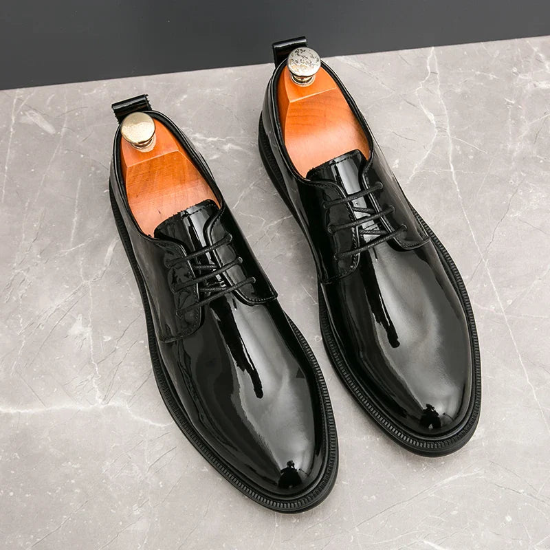 Men's Classic Office Shoes – Formal Leather Business Footwear