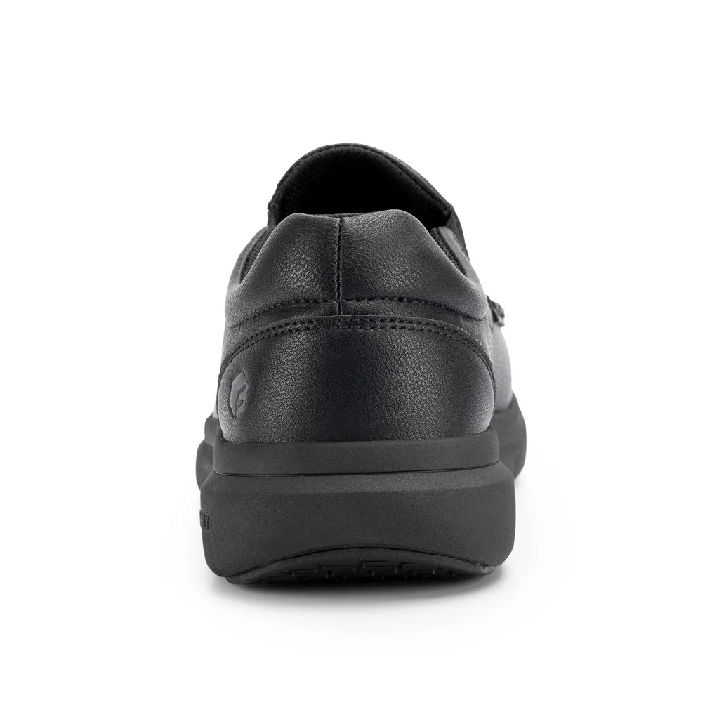 Men'S Shoes Wide Width Leather Slip-On Casual Shoes Lightweight For Swollen Feet With Arch Support Pain Relief
