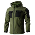 Men's Winter Fleece Warm Sharkskin Tactical Outdoor Jackets Camping Hiking Trekking Hunting Military Climbing Cargo Hooded Coat