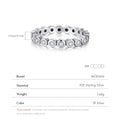 Top Quality Luxury Original Real Solid 925 Sterling Silver Starshine Finger Ring Authentic Jewelry For Women Wedding Gift