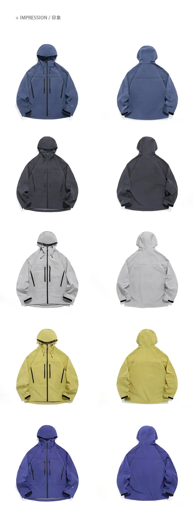 TripleGuard HardShell Sealed Outdoor Waterproof Jacket - Premium Multi-Pocket Heavy-Duty Mountain Utility Workwear Unisex
