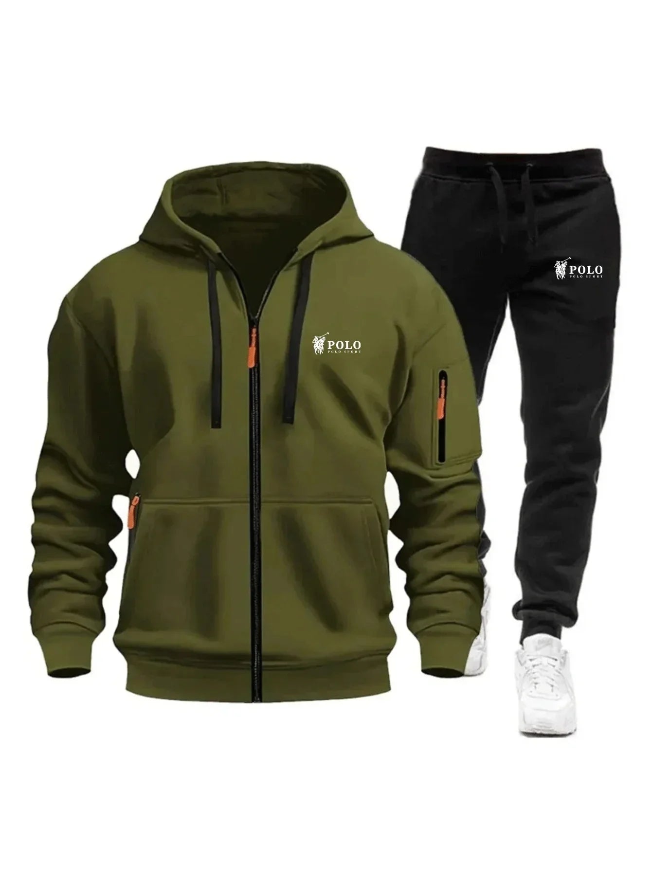 Zipper Sweatshirt Suit Sweatshirts for Men Daily Casual Hoodies Pants High Quality 2026 Sports Tracksuit Jogging Men's Clothing