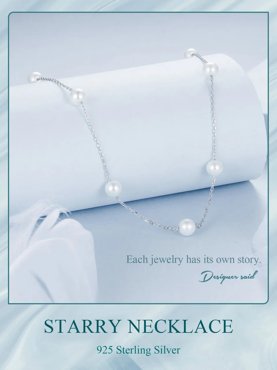 925 Sterling Silver Dainty Shell Pearl Choker Necklace, White Gold Plated Pearl Charm Necklaces Jewelry Gifts for Women