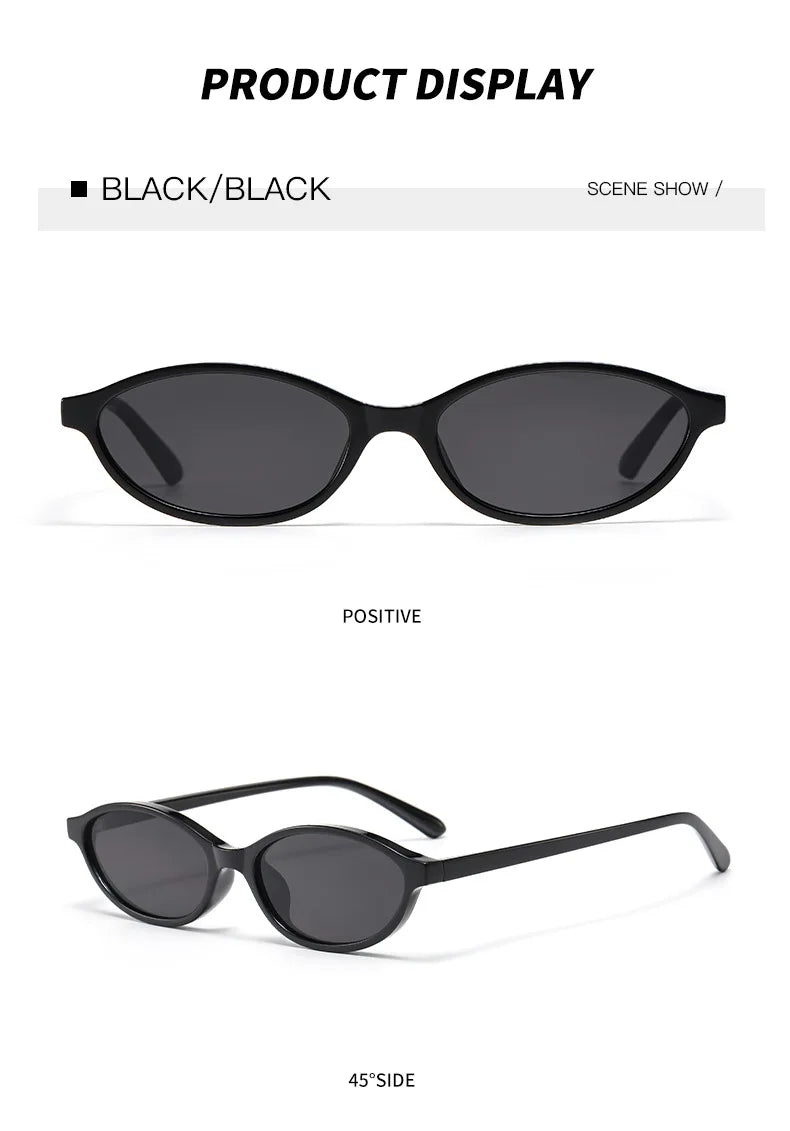 Small Cat Eyes Sunglasses For Women Men Fashion Brand Designer Retro Gradient Shades