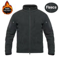 Men's Winter Polar Fleece Tactical Jackets Warm Outdoor Stand Collar Coat Multi-Pocket Casual Hiking Camping Trekking Climbing