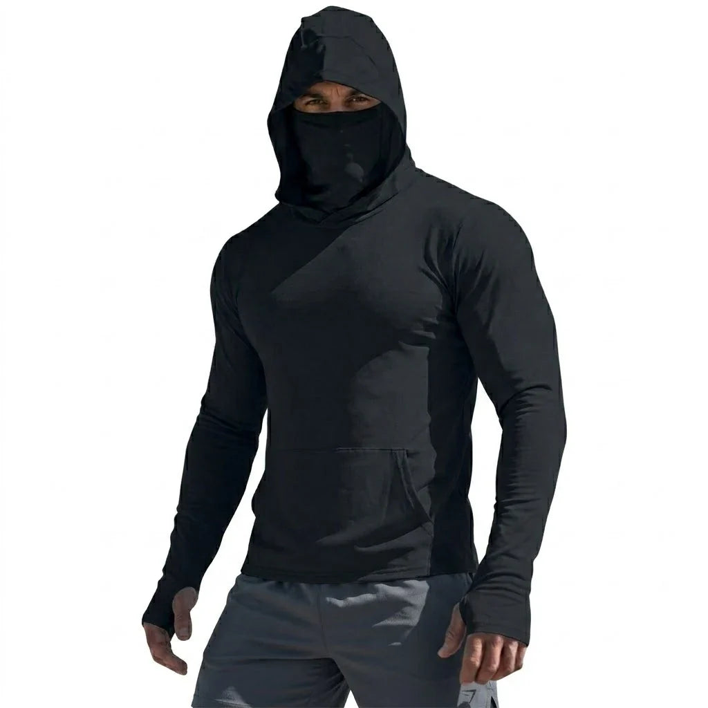 UPF50+ Performance T-Shirt Man Long Sleeve Summer Hoodie Casual Sun Running Quick Dry Sunscreen Fishing Ice Silk Pullover Shirt