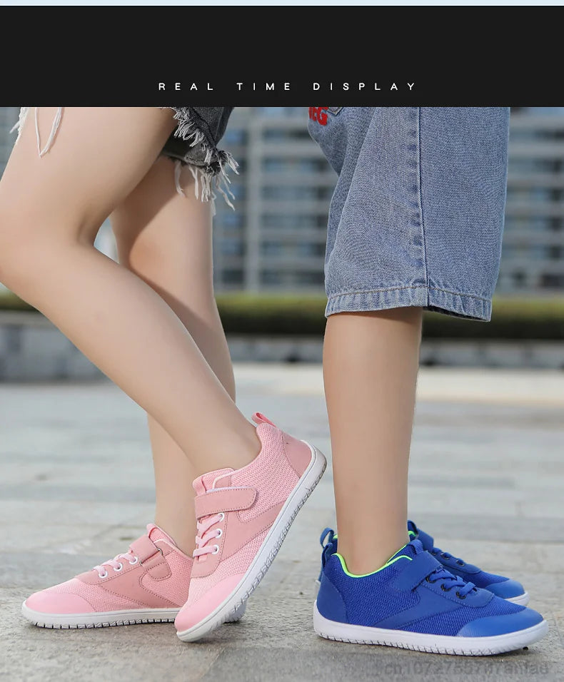 New Boys Girls Sneakers Kids Wide Barefoot Shoes  Naturally Splay Shoes Toddler Little Big Kid