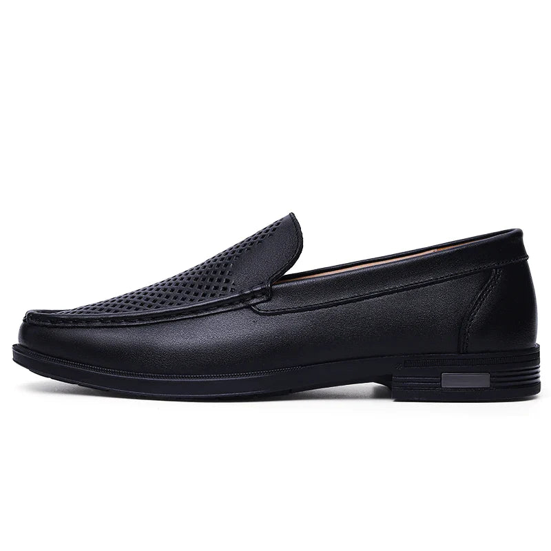 Male Comfy Walking Shoe Genuine Leather Slip on Mens Loafers New Trend Casual Shoes Men Designer Moccasins Hot Sale Drive Shoes