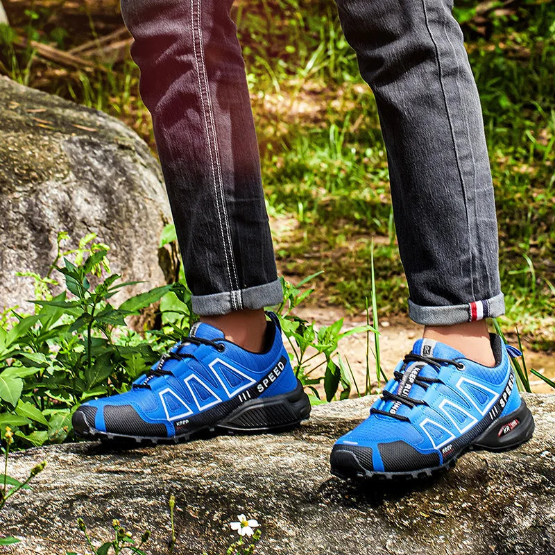 Men's Waterproof Hiking Shoes, Outdoor Sports Shoes,Lace-up Hiking Shoes, Women's Hiking Shoes, Non-slip Tactical Hunting Shoes
