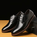 Men's Breathable Leather Shoes – Lightweight Casual Slip-On Walking Loafers