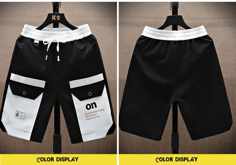 2025 summer Men's Beach Shorts men fashion Shorts Quick-Drying Shorts man Summer Thin Beach Pants Trendy Basketball Beach Pants