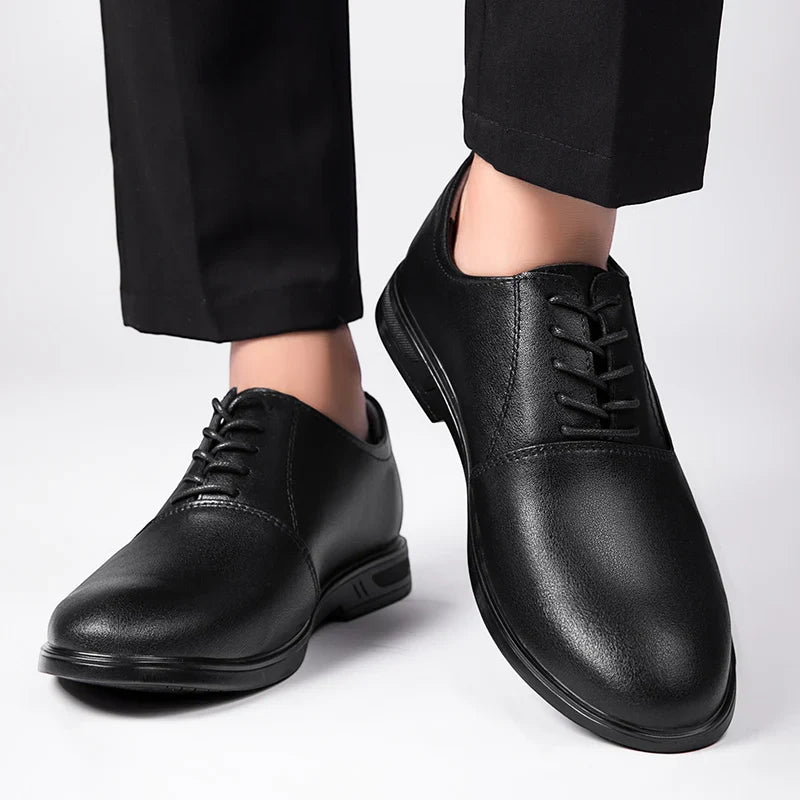 Italian Men Casual Leather Business Shoe Fashion Flat Designer Office Walking Shoe Handmade Antiskid Casual Formal Oxfords Shoes