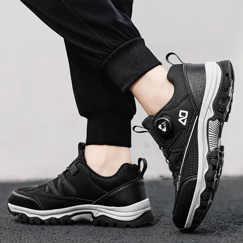 New Fashionable Hiking shoes, Outdoor Men's Walking shoes, Travel Hiking shoes - Comfortable and Breathable, Large size 10