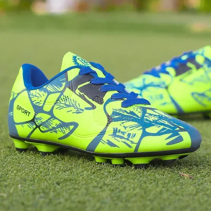 New Men Kids Soccer Shoes Non-Slip Grass Football Boots Boys Cleats Adult Professional Ultralight Training Shoes Drop Shipping