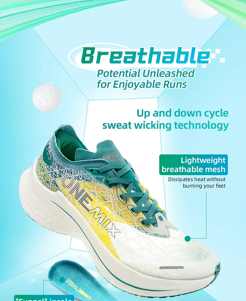 Carbon Fiber Plate Running Shoes Traction Shock Absorption Sneakers Professional Marathon PB Racing Sports Trainers Shoes