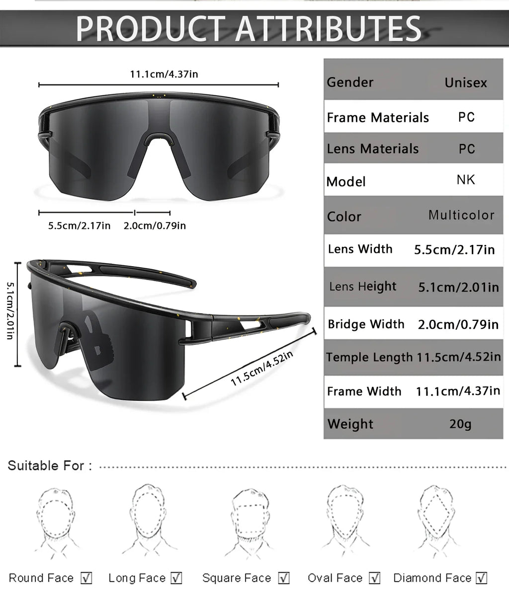 3-8 Years Old Brand Kids Cycling Sunglasses Boys Girls Outdoor Baseball Bike Bicycle Sport Eyewear Youth Gift UV400