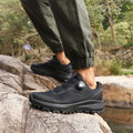 Men Hiking Sneakers Brand High Quality Trekking Climbing Shoes Male Rotating Button Luxury Designer Outdoor Sneakers
