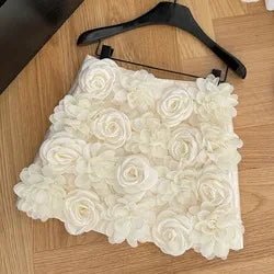 High-End Women's Dr Faionable Beaded round Ne Hollow out Pleated Lantern Sve Waist Cinched Floral Print Lon...