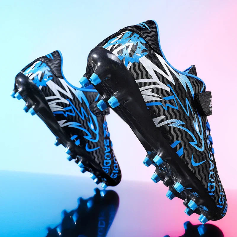 New Men Kids Soccer Shoes Non-Slip Football Boots Ultralight Cleats Match Grass Boys Professional Training Shoes Drop Shipping